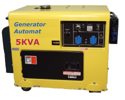Generator 5 KW cu pornire automata ideal centrala 